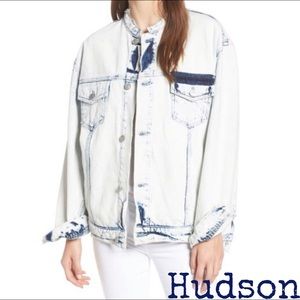 Like New Hudson Jeans Bandit Trucker Denim Cotton Jacket Sz XS